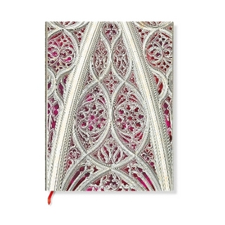Vault of the Milan Cathedral (Burgundy) (Duomo di Milano) Ultra Unlined Softcover Journal (Elastic Band)
