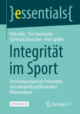 Integrit&auml;t im Sport - Felix Otto, Tim Pawlowski, Christian Deutscher, Finn Spilker