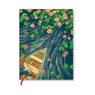 Lotus River (Living with Yuko) Mini Lined Softcover Journal (Elastic Band Closure) -  Paperblanks