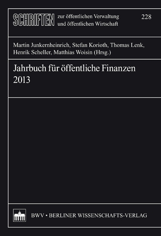 Jahrbuch für öffentliche Finanzen (2013)