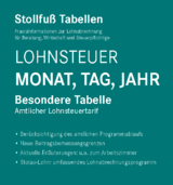 Tabelle, Lohnsteuer 2026 Monat, Tag, Jahr - 