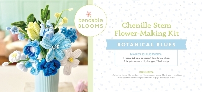 Bendable Blooms Chenille Stem Flower-Making Kit Botanical Blues -  Better Day Books