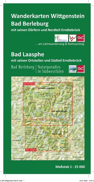 Wanderkarten-Set Bad Laasphe + Bad Berleburg