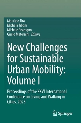 New Challenges for Sustainable Urban Mobility: Volume I - 