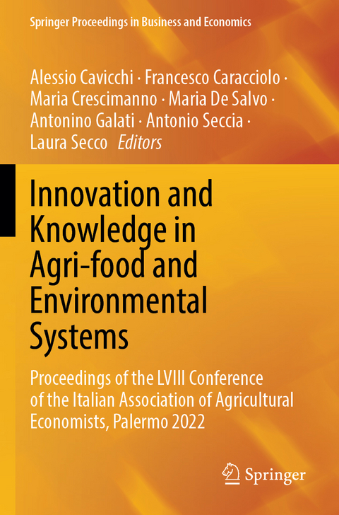 Innovation and Knowledge in Agri-food and Environmental Systems - 