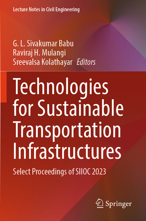 Technologies for Sustainable Transportation Infrastructures - 