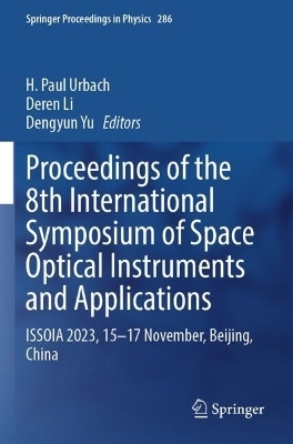 Proceedings of the 8th International Symposium of Space Optical Instruments and Applications - 