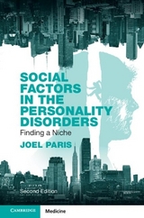 Social Factors in the Personality Disorders - Paris, Joel