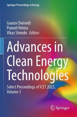 Advances in Clean Energy Technologies - 