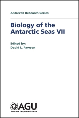 Biology of the Antarctic Seas VII V27