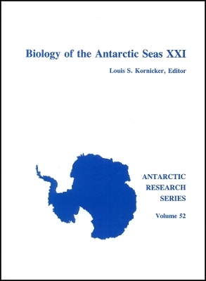 Biology of the Antarctic Seas XXI, Antarctic Research Series V52 - LS Kornicker