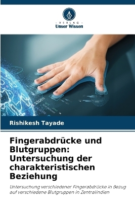 Fingerabdrücke und Blutgruppen