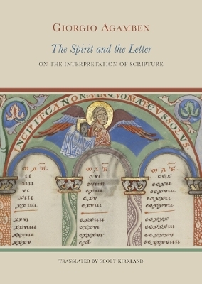 The Spirit and the Letter - Giorgio Agamben