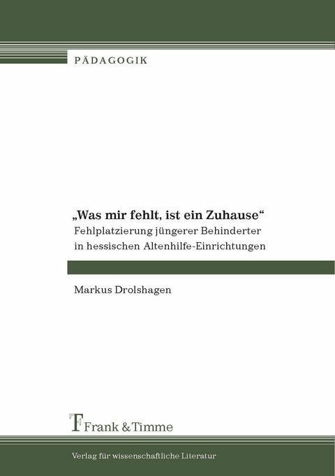 'Was mir fehlt, ist ein Zuhause' -  Markus Drolshagen