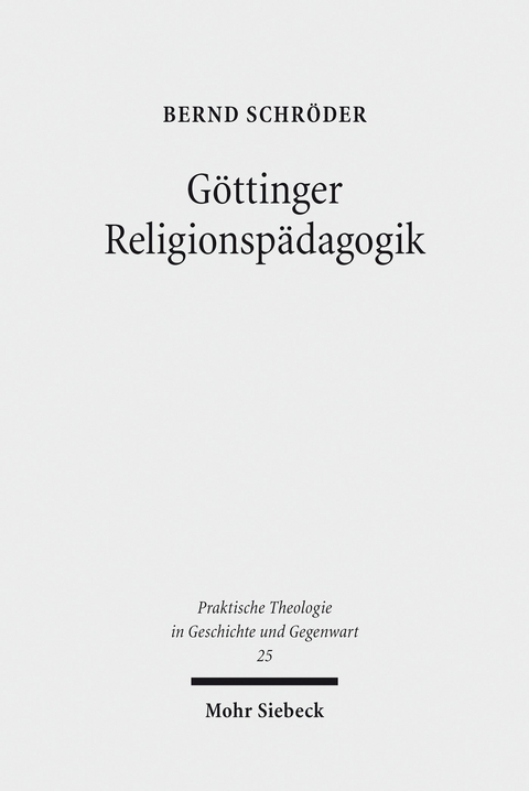 Göttinger Religionspädagogik -  Bernd Schröder