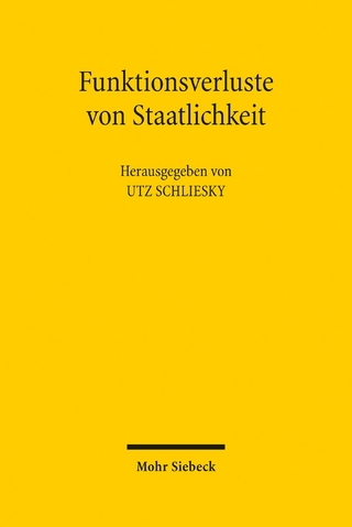 Funktionsverluste von Staatlichkeit