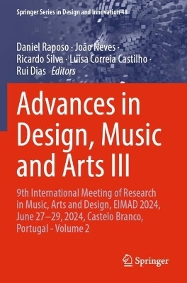 Advances in Design, Music and Arts III - 