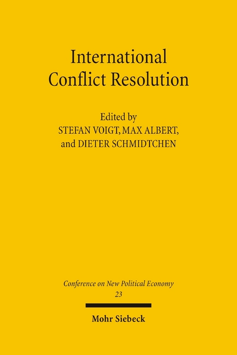 Conferences on New Political Economy - 