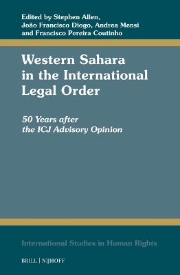 Western Sahara in the International Legal Order