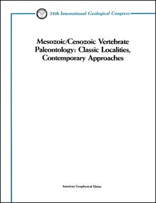 Mesozoic/Cenozoic Vertebrate Paleontology – Classic Loyalties, Contemporary Approaches – Salt Lake City, Utah to Billings, Montana July 19–27 ,