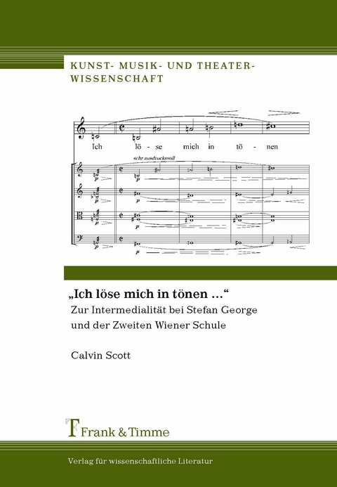 'Ich l&ouml;se mich in t&ouml;nen ...' -  Calvin Scott