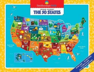 Smithsonian Kids Jigsaw Journeys: The 50 States