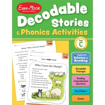 Decodable Stories and Phonics Activities, Book C, Grades 1-2 -  Evan-Moor Educational Publishers