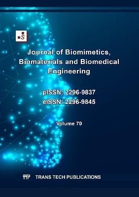 Journal of Biomimetics, Biomaterials and Biomedical Engineering Vol. 70 - 