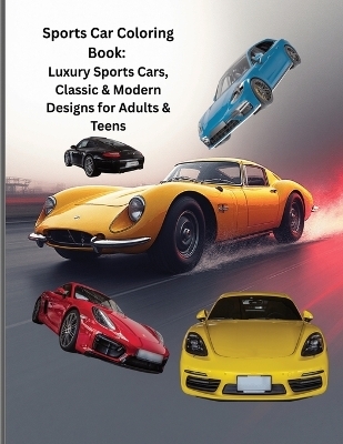 Luxury Sports Car Coloring Book