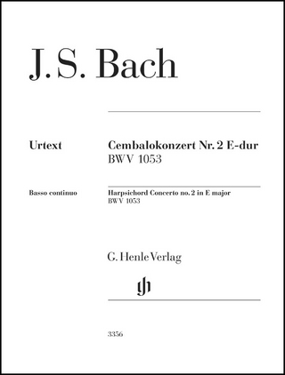 Johann Sebastian Bach - Cembalokonzert Nr. 2 E-dur BWV 1053