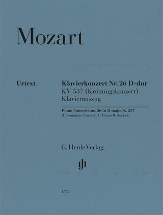 Wolfgang Amadeus Mozart - Klavierkonzert Nr. 26 D-dur KV 537 (Krönungskonzert)