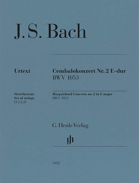Johann Sebastian Bach - Cembalokonzert Nr. 2 E-dur BWV 1053 - 