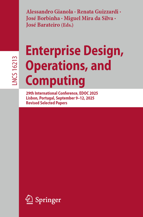 Enterprise Design, Operations, and Computing - 