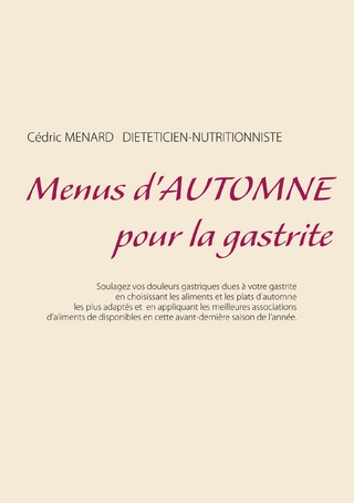 Menus d'automne pour la gastrite