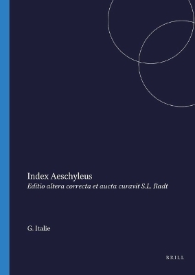 Index Aeschyleus - G. Italie
