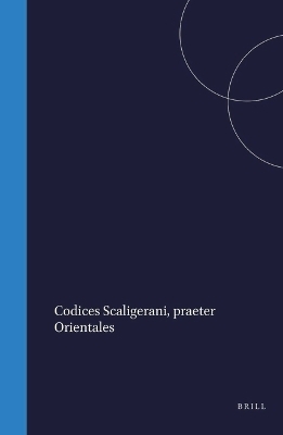 Codices Scaligerani, praeter Orientales -  Molhuysen