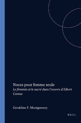 Noces pour femme seule - Geraldine F. Montgomery