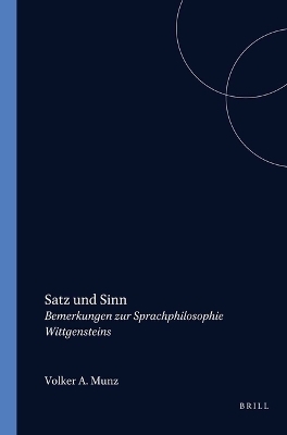 Satz und Sinn - Volker A. Munz