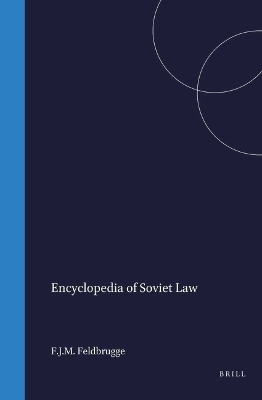 Encyclopedia of Soviet Law - 