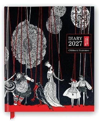 British Library: Children's Illustrators 2027 Desk Diary Planner - Week to View, Illustrated throughout