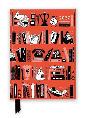 Moomin Bookshelves 2027 Luxury Diary Planner - Page to View with Notes