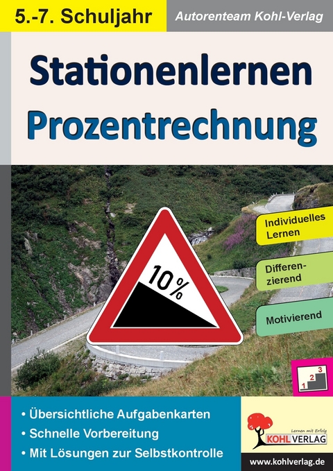 Stationenlernen Prozentrechnung -  Autorenteam Kohl-Verlag