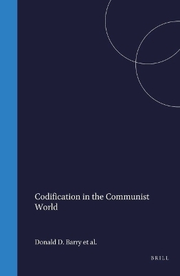 Codification in the Communist World - 