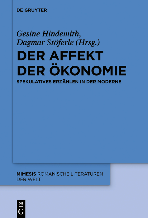 Der Affekt der &Ouml;konomie - 
