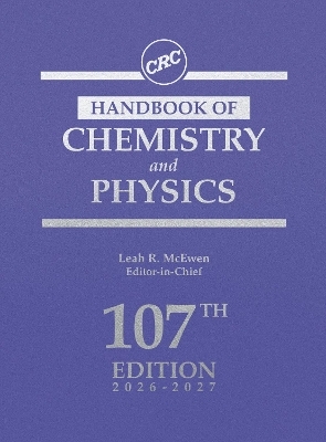 CRC Handbook of Chemistry and Physics