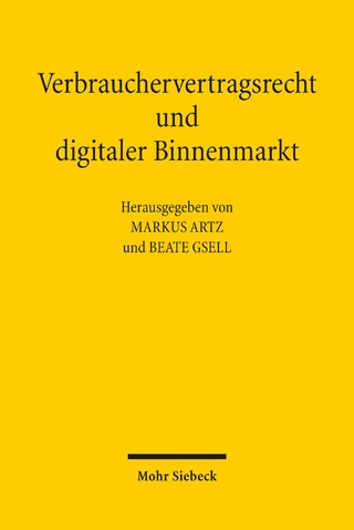 Verbrauchervertragsrecht und digitaler Binnenmarkt