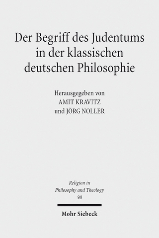 Der Begriff des Judentums in der klassischen deutschen Philosophie