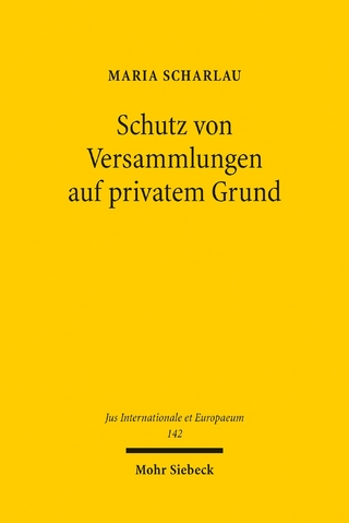 Schutz von Versammlungen auf privatem Grund