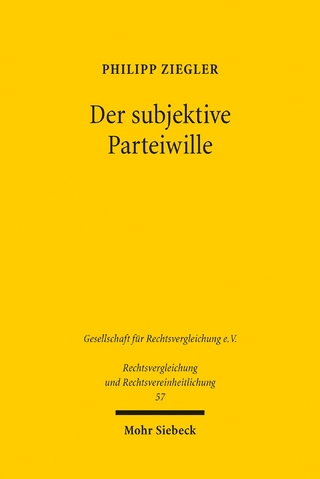 Der subjektive Parteiwille