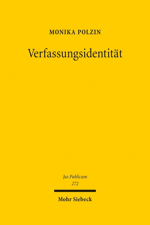 Verfassungsidentit&auml;t -  Monika Polzin